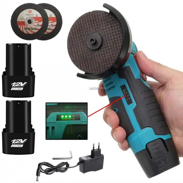 meuleuse مع بطاريتان 12V