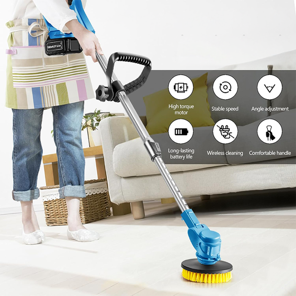 فرشاة تنظيف كهربائية دوّارة لاسلكية